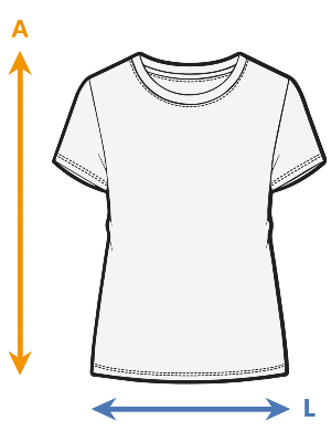 Diagrama — Camiseta Baby Look
