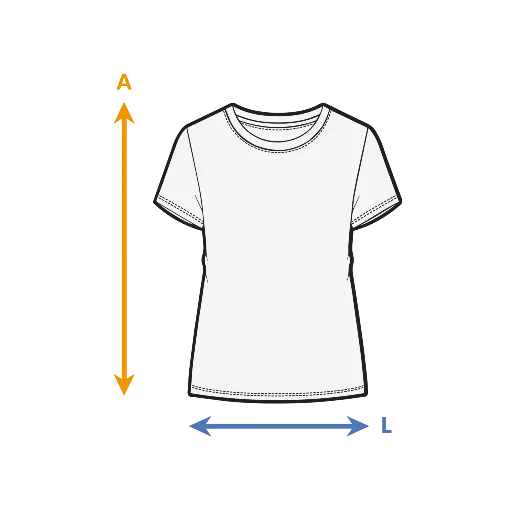 Diagrama — Camiseta Baby Look