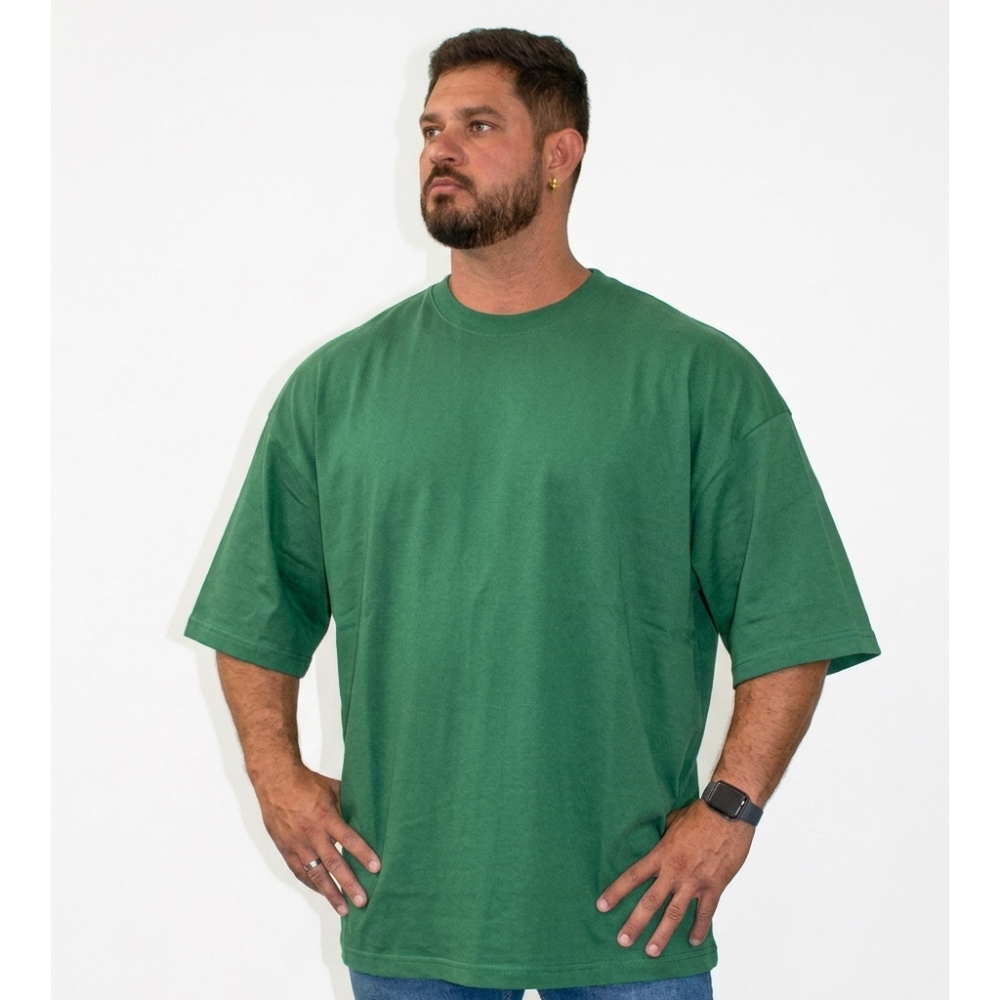 Camiseta Oversized Algodão 30.1 Penteado