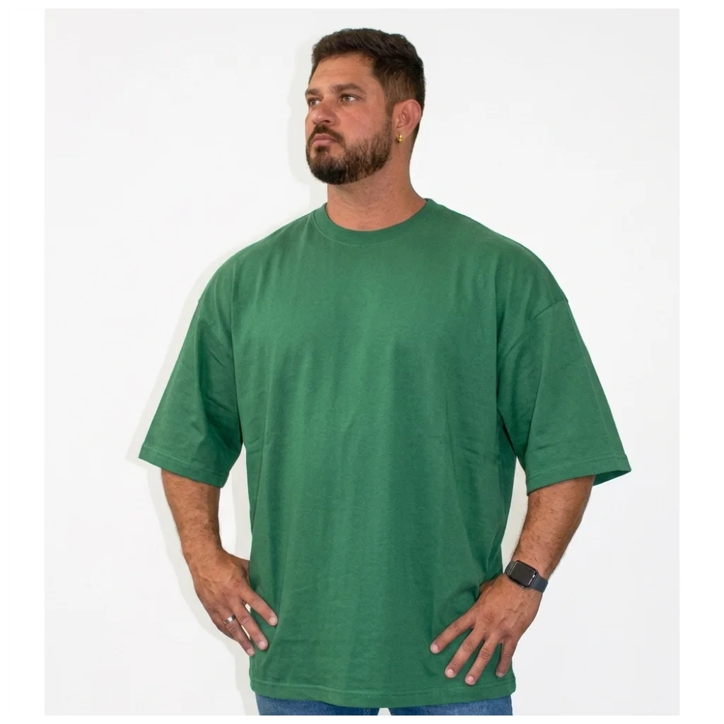 Camiseta Oversized Algodão 30.1 Penteado