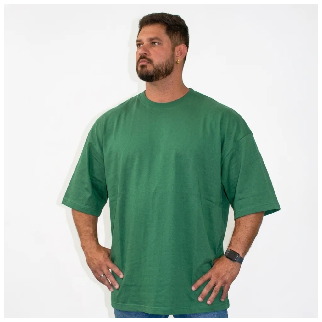 Camiseta Oversized Algodão 30.1 Penteado