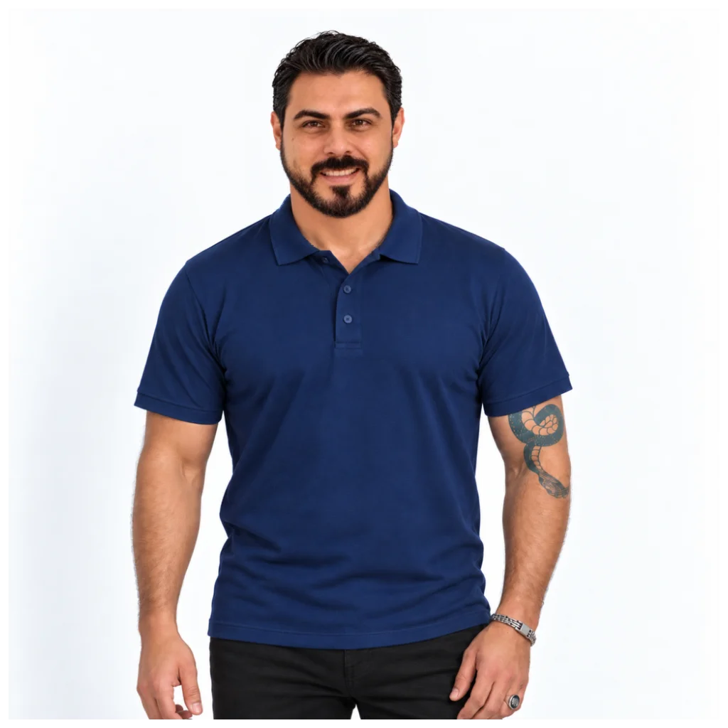 Polo Masculina Piquet