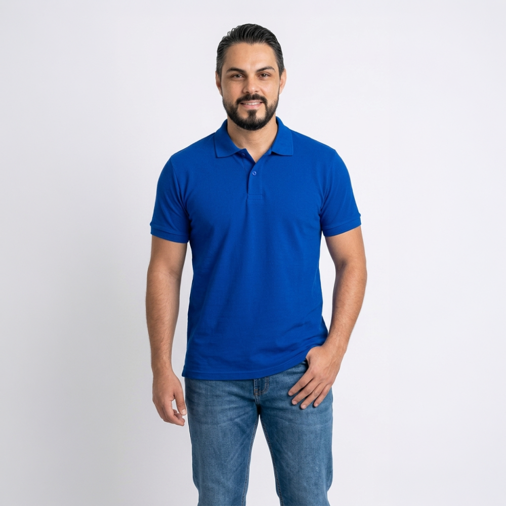 Polo Piquet Masculina