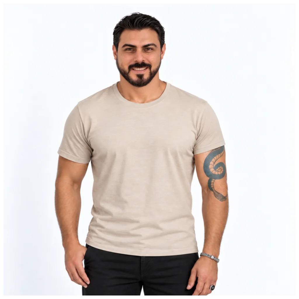 Camiseta Malha Egípcia
