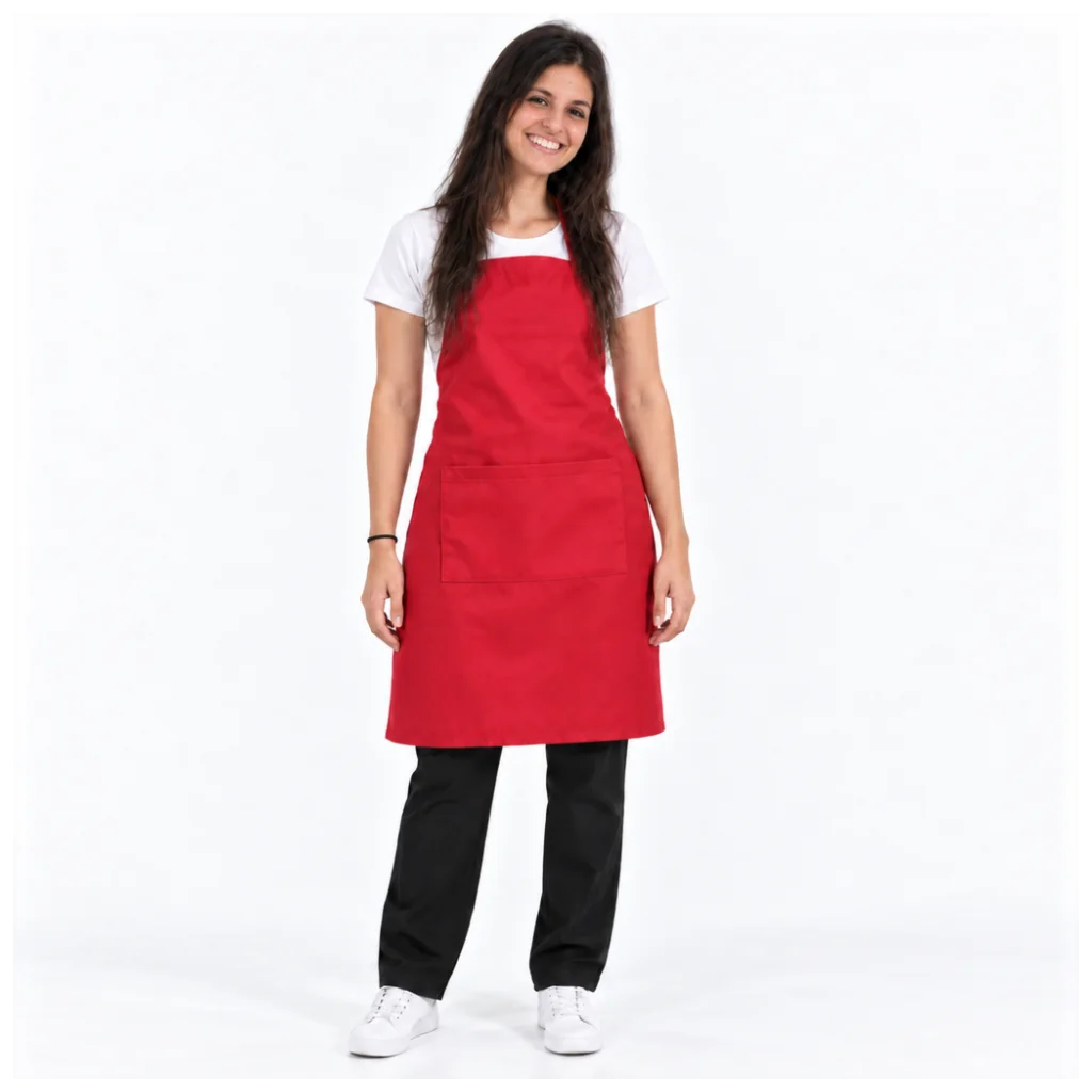 Avental Peito Oxford c/ Bolso