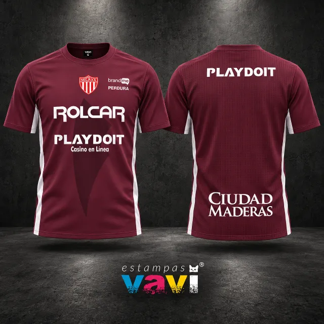 Necaxa - Vinho com Raio Tonal e Laterais Brancas