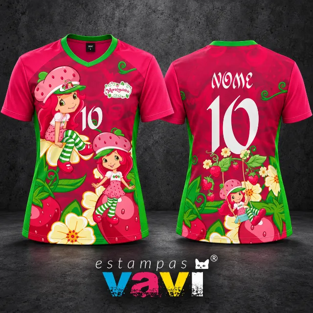 Moranguinho com Flores Claras e Folhagens em Fundo Rosa