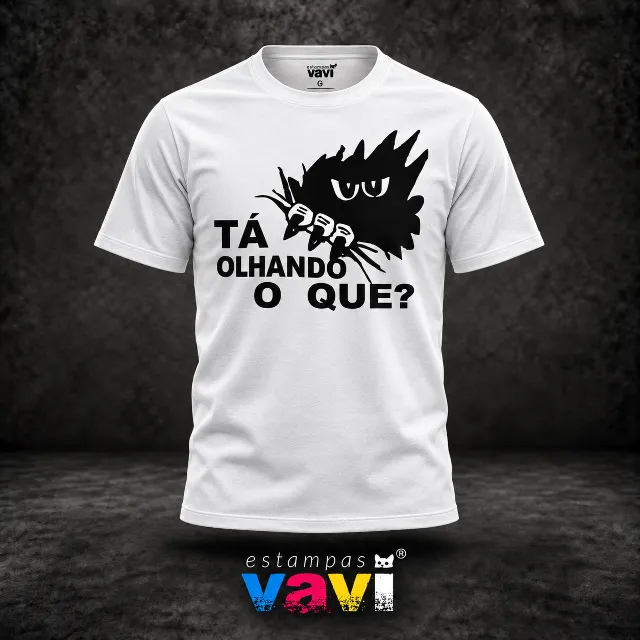 Tá Olhando o Quê - Monstro Preto de Olhos Brancos