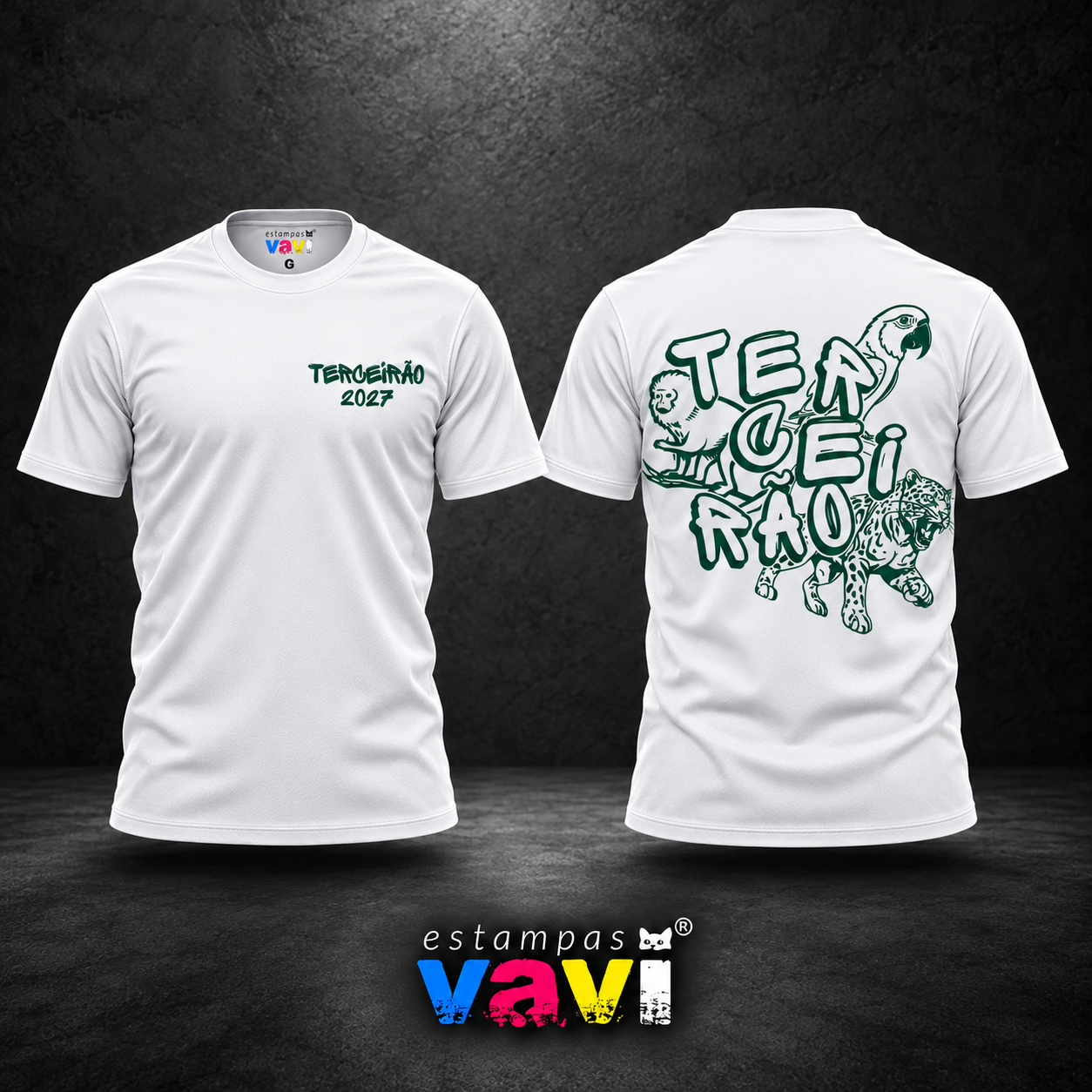 Terceirão - Fauna Selvagem em Contorno Verde