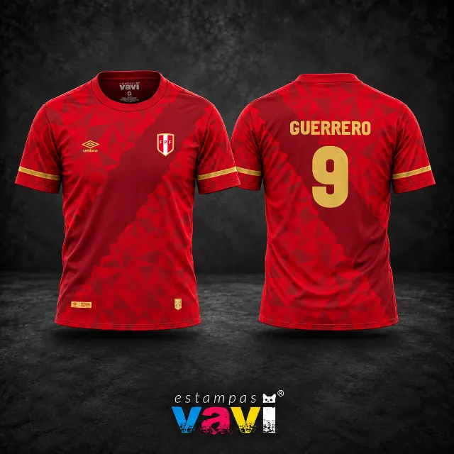 Peru - Geometria Vermelha e Dourada com Guerrero 9 - Peru - Geometria Vermelha e Dourada com Guerrero 9