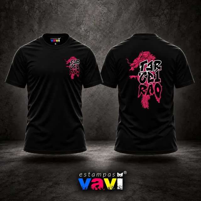 Terceirão - Dragão Rosa e Letras Escorridas