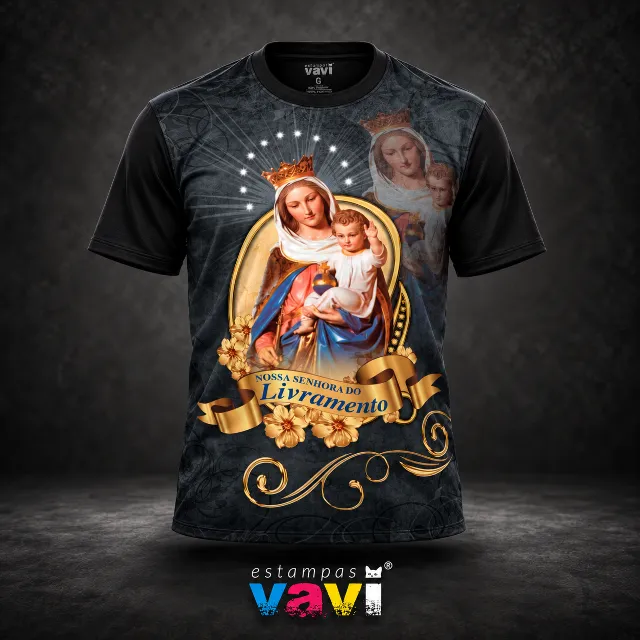 Nossa Senhora do Livramento - Manto Azul e Faixa Dourada