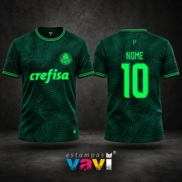 Palmeiras - Folhagens Verdes com Número 10