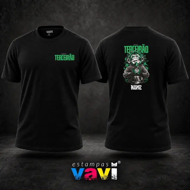 Primata de Moletom com Fórmulas Verdes