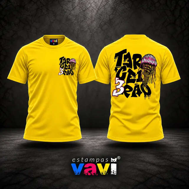 Terceirão - Água-viva em Fundo Amarelo
