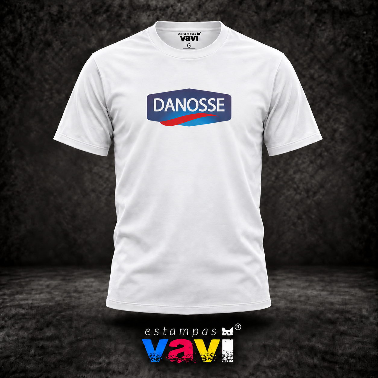 Danosse - Emblema Azul com Faixas