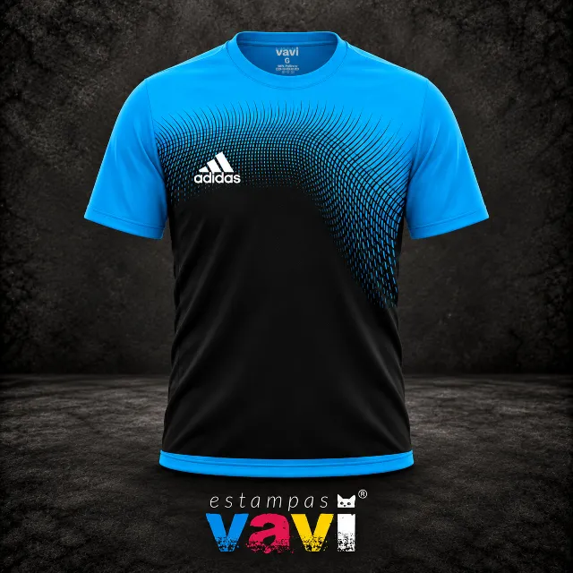 Grade Curva Azul e Preta