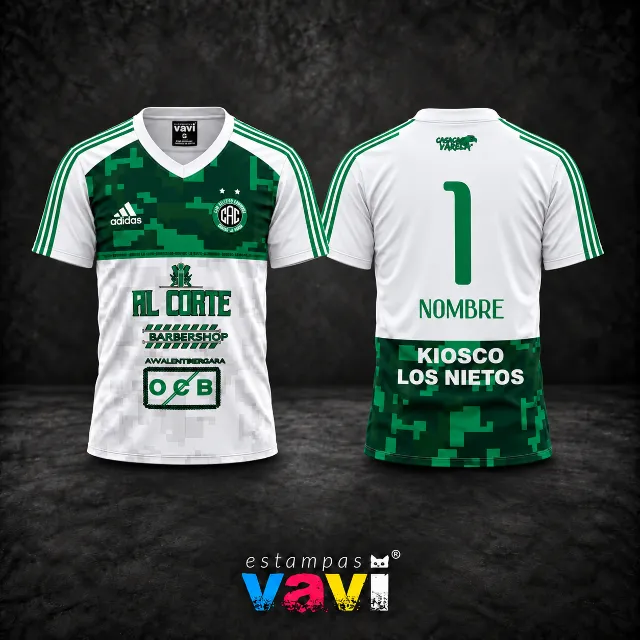 Camuflagem Pixelada Verde - Versões Preta e Branca - Branca - Número 1