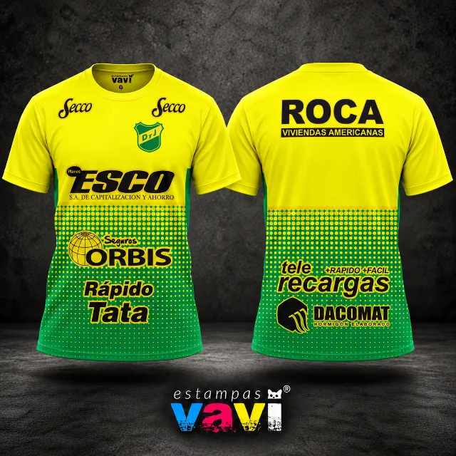 Defensa y Justicia - Degradê Amarelo e Verde Pontilhado - Padrão