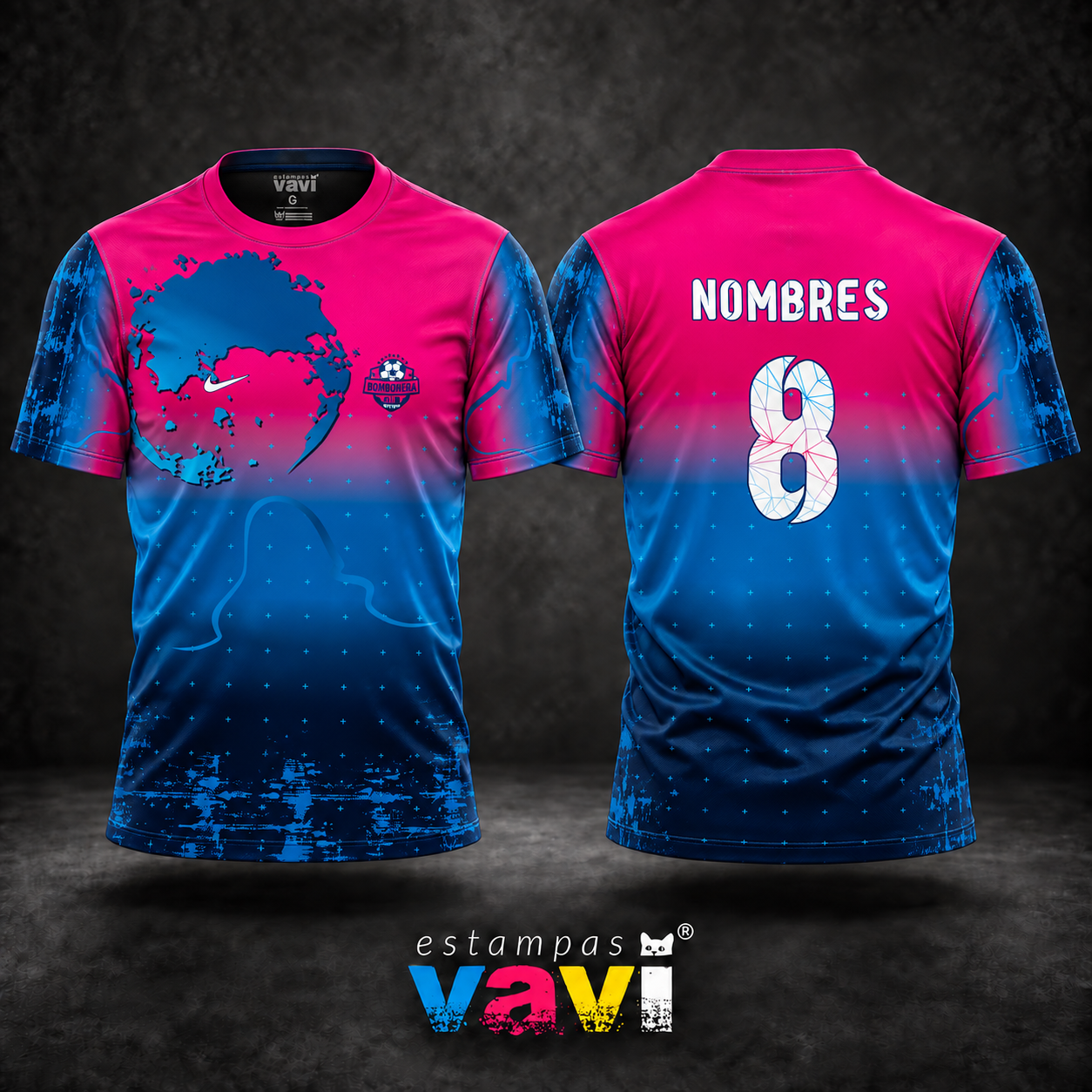 Uniforme Azul e Rosa com Globo